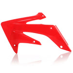 Acerbis Radiator Scoops - Honda CRF250R 2004-09, CRF250X 2005-18 - Red