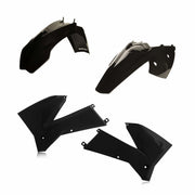 Acerbis Standard Plastics Kit - KTM EXC125-300 2005-07, EXC-F 250-500 2005-07 - Black