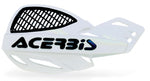 Acerbis Uniko Vented Hand Guards With Universal Fitting Kit - White/ Black