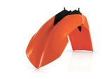 Acerbis Front Fender - KTM EXC 125/200/250/300 & EXC-F 250/350/400/450/500/525 2008-13, SX 125/250 2007-12 - Orange ('98)