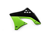 Acerbis Radiator Scoops - Kawasaki KXF450 2009-11 - Black/ Green