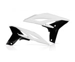 Acerbis Radiator Scoops - Yamaha YZF250 2010-13, WRF250 2012-14 - White/ Black