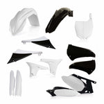 Acerbis Full Plastics Kit - Yamaha YZF450 2010-2013 - OEM (Black/White)