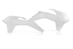 Acerbis Radiator Scoops - KTM EXC 125-300 2014-16, SX/ SXF 2013-15- White