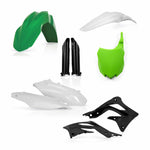 Acerbis Full Plastics Kit - Kawasaki KXF450 2013-15 - Green/ Black