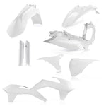 Acerbis Full Plastics Kit - KTM EXC/ EXC-F 125-540 2014-15 - White