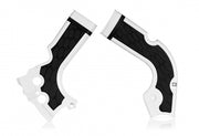 Acerbis X-Grip Frame Guards - Honda CRF250R 2014-17, CRF450R 2013-16 - White/ Black