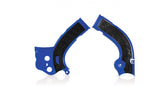 Acerbis X-Grip Frame Guards - Yamaha YZF250 2014-16, YZF450 2014-15, WRF250 2015-19 - Blue