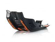 Acerbis Skid Plate - KTM SXF450 2016-18, Husqvarna FC450 2016-18, FE 450/501 2017-19 - Black/ Orange