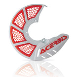 Acerbis X-Brake 2.0 Front Vented Disc Cover - White/ Orange