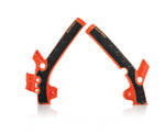 Acerbis X-Grip Frame Guards - KTM SX85 2013-17, Husqvarna TC85 2014-17 - Fluro Orange