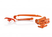 Acerbis Chain Guide & Slider Kit - KTM EXC-F 250/350/450/500 2017-23, XC-W TPI 2019-23 - Orange