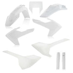 Acerbis Full Plastics Kit - Husqvarna FE 250/350/450/501 2017-19, TE250I 2018-19 - White