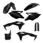 Acerbis Full Plastics Kit - Kawasaki KXF250 2017 - Black