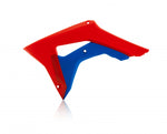 Acerbis Radiator Scoops - Honda CRF250R 2018-21, CRF450R 2017-20 - Red/ Blue