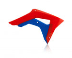 Acerbis Radiator Scoops - Honda CRF250R 2018-21, CRF450R 2017-20 - Red/ Blue