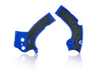 Acerbis X-Grip Frame Guards - Yamaha YZF250 2017-18, YZF450 2016-17, WRF450 2016-18 - Blue