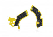 Acerbis X-Grip Frame Guards - Suzuki RMZ250 2010-18 - Yellow/ Black