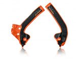 Acerbis X-Grip Frame Guards - KTM SX85 2019-2024, Husqvarna TC85 2018-2024 - Orange