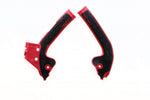 Acerbis X-Grip Frame Guards - Gas Gas MC85 2021-23 - Red/ Black