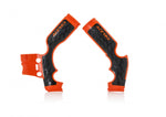 Acerbis X-Grip Frame Guards - KTM SX65 2014-23, Husqvarna TC65 2016-23 - Orange/ Black