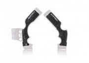 Acerbis X-Grip Frame Guards - Gas Gas MC65 2021-23, KTM SX65 2014-23, Husqvarna TC65 2016-23 - White/ Black