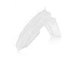 Acerbis Front Fender - Suzuki RMZ250 2019-23, RMZ450 2018-23 - White