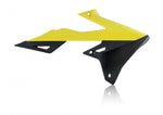 Acerbis Radiator Scoops - Suzuki RMZ250 2019-2025, RMZ450 2018-2025 - Yellow/ Black