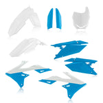 Acerbis Full Plastics Kit - Suzuki RMZ250 2019-23, RMZ450 2018-23 - White/ Blue