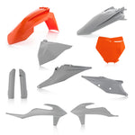 Acerbis Full Plastics Kit - KTM SX 125/250 & SXF 250/350/450 2019-22 - Orange/Grey