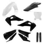 Acerbis Full Plastics Kit - Husqvarna FC250/350 & TC125/250 2019-22 - Black/White