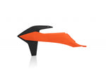 Acerbis Radiator Scoops - KTM SX 125/250 & SXF 250/350/450 2019-22, EXC-F 2020-23 - Orange/ Black