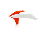 Acerbis Radiator Scoops - KTM SX 125/250 & SXF 250/350/450 2019-22, EXC-F 2020-23 - Orange/ White