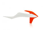 Acerbis Radiator Scoops - KTM SX 125/250 & SXF 250/350/450 2019-22, EXC-F 2020-23 - Orange/ White