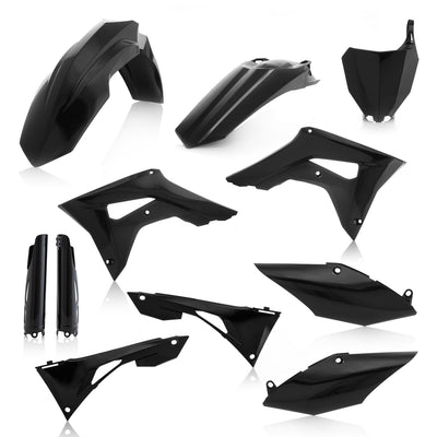 Acerbis Full Plastics Kit - Honda CRF250R 2019-21, CRF450R 2019-20 - Black