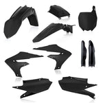 Acerbis Full Plastics Kit - Yamaha YZF250 2019-23, YZF450 2018-22 - Black