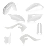 Acerbis Full Plastics Kit - Kawasaki KXF250 2021-2024, KXF450 2019-2023 - White