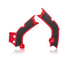 Acerbis X-Grip Frame Guards - Honda CRF250R & CRF250RX 2020-21, CRF450R & CRF450RX 2019-21 - Red/ Black