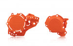 Acerbis X-Power Engine Covers - KTM SX250 2019-22, XC TPI 2020-22, Husqvarna TC250 2019-22 - Orange