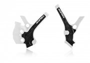 Acerbis X-Grip Frame Guards - Yamaha YZ65 2019-23 - White/ Black