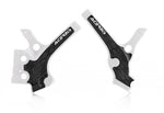 Acerbis X-Grip Frame Guards - Yamaha YZ85 2019-21 - White/ Black