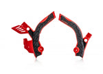 Acerbis X-Grip Frame Guards - Beta RR 2T 125 2018-19, RR 2T 200 2019 - Red/ Black