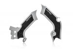 Acerbis X-Grip Frame Guards - Kawasaki KXF250 2021-2024, KXF450 2019-2023 - Grey/ Black