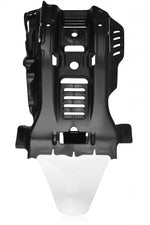 Acerbis Skid Plate - Husqvarna TE 250/300I 2020-23, Gas Gas EC 250/300 2021-23 - Black/ White