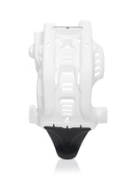 Acerbis Skid Plate - Husqvarna FE 250/350 2020-23, Gas Gas EC 250/350F 2021-23 - White/ Black