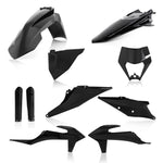 Acerbis Full Plastics Kit - KTM EXC 150/250/300 TPI & EXC-F 250/350/450/500 & XC-W TPI 2020-23 - Black