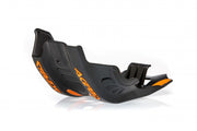 Acerbis Skid Plate - KTM EXC-F 450/500 & XCF-W 500 2020-2023 - Black/ Orange