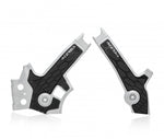 Acerbis X-Grip Frame Guards - Suzuki DR650 1996-2021 - Silver/ Black