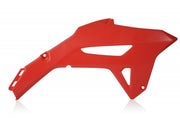 Acerbis Radiator Scoops - Honda CRF250R 2022-2024, CRF450R 2021-2024 - Red