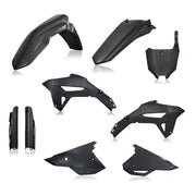 Acerbis Full Plastics Kit - Honda CRF250R 2022-23, CRF450R 2021-23 - Metallic Black